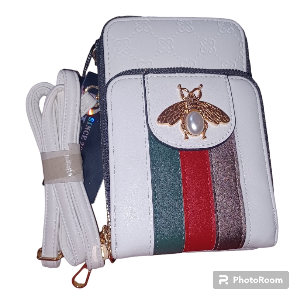 New With Tags Diophy Bee Crossbody Bag Purse Micro Pak 3 Pockets